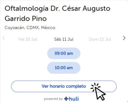 Agenda tu cita - Dr. César Garrido